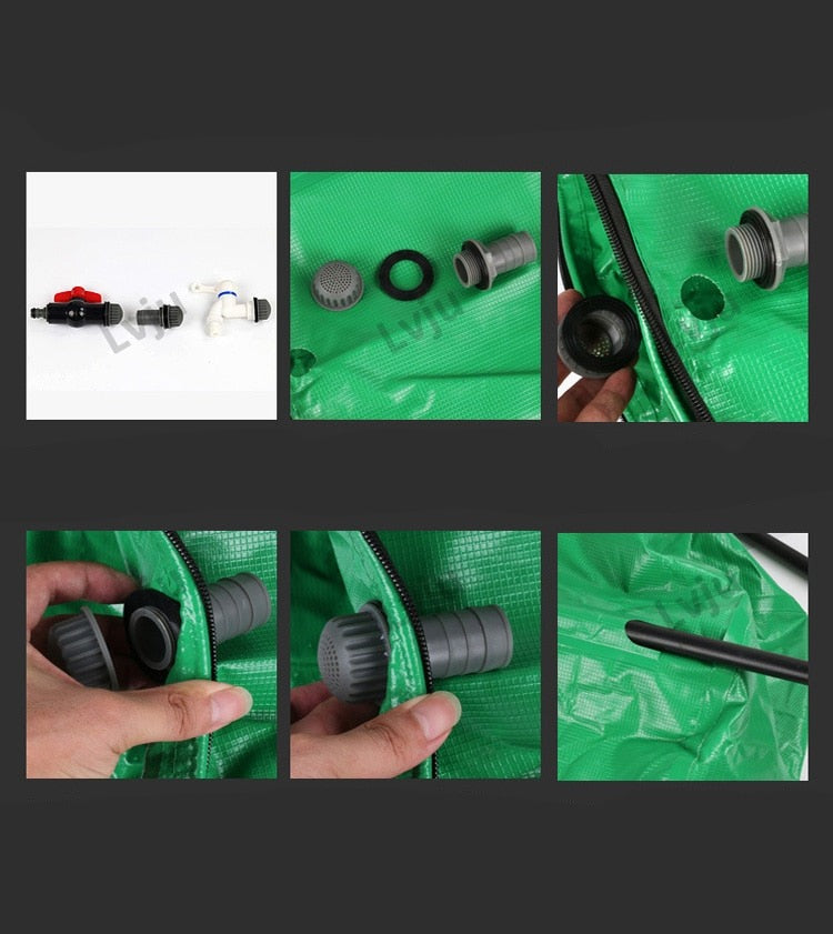 Récupérateur Eau de Pluie Souple Permaculture Potager & Permaculture